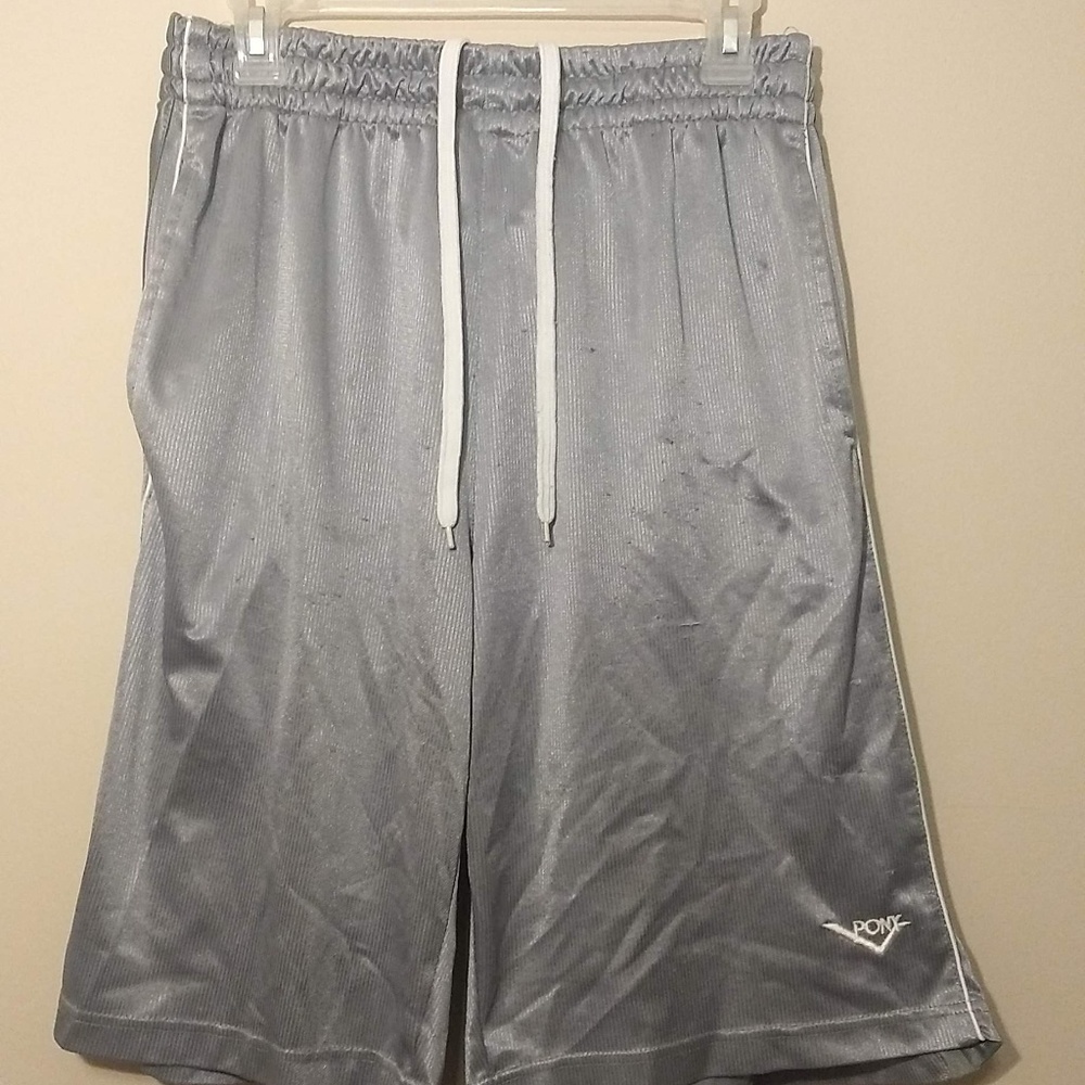Pony Basketball Shorts Grey L